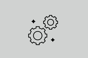 teamwork illustration in line style design. Vector illustration.	