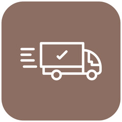 Vector Design Delivery Truck Icon Style