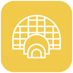 Vector Design Igloo Icon Style