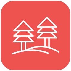 Vector Design Pine Tree Icon Style