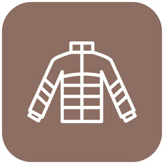 Vector Design Winter Coat Icon Style