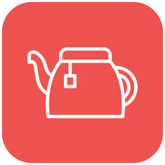 Vector Design Tea Pot Icon Style