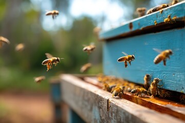 Hands-on Apiculture: Inspecting a Honeycomb Frame with Bees