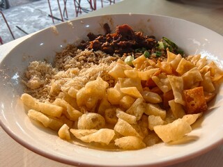 Delicious Loaded Pasta Dish with Ground Meat Cheese and Fresh Vegetables Perfect for a Comfort Meal
