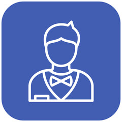 Vector Design Groom Icon Style