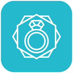 Vector Design Wedding Ring Icon Style