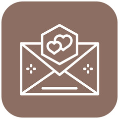 Vector Design Love Letter Icon Style