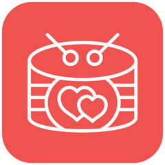 Vector Design Drum Icon Style