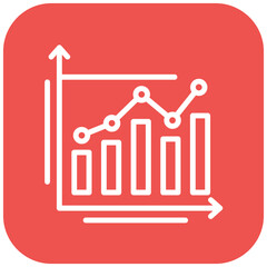 Vector Design Bar Graph Icon Style