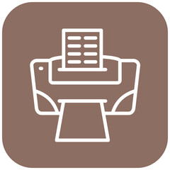 Vector Design Printer Icon Style