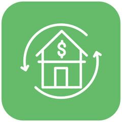 Vector Design Refinance Icon Style
