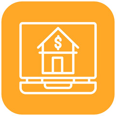 Vector Design Online Banking Icon Style