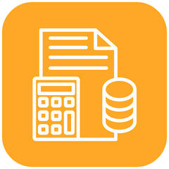 Vector Design Budget Icon Style