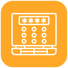 Vector Design Pin Code Icon Style