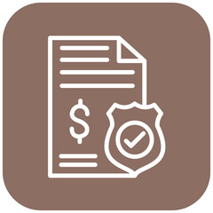 Vector Design Insurance Icon Style