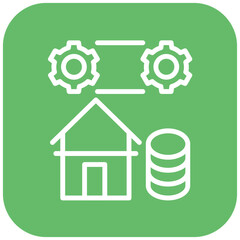 Vector Design Banking System Icon Style