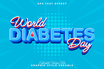 World Diabetes Day - Typography and Graphic Design for Health Awareness
