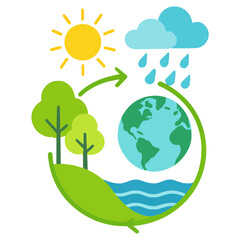 Nature Cycle Loop Vector