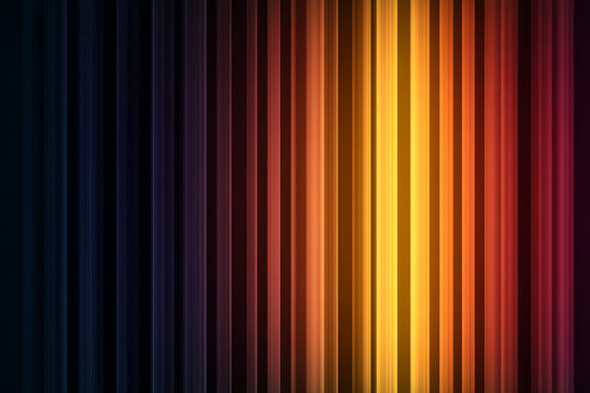 Vertical bars of gradient colors from deep blue to bright yellow and dark purple