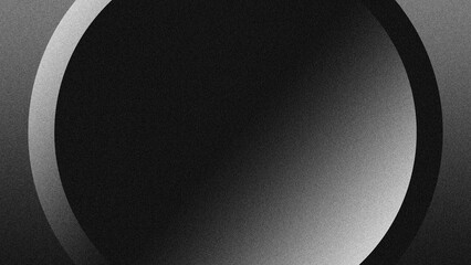 Black White Circle Gradient Background with Soft Shadow 