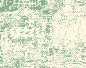Grunge background texture vector overlay with rough halftone noise for modern design, posters and digital layouts. Combined and mixed layered background for digital design.