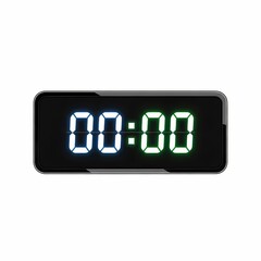 Christmas countdown timer displaying 0000, perfect for festive holiday decorations and New Year's Eve celebrations