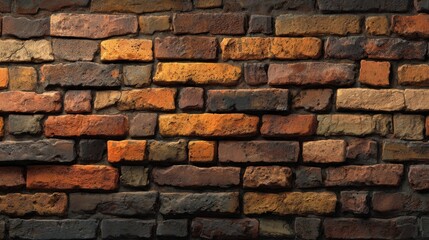 Obraz premium Weathered brick wall texture background close up