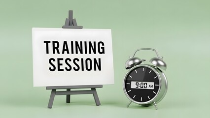 Don't miss out on the training session at 9 AM sharp - invest in your professional growth and skill enhancement today, start your day right with valuable training