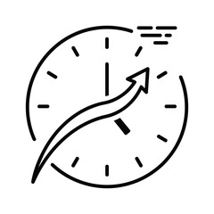 Time Progress and Speed Icon