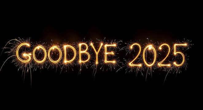 writed good bye 2025