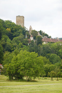 The view of Ehrenberg castle in Baden Wurttemberg, Germany
