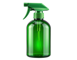  Garden Pest Control Green Spray Bottle Close-Up PNG on Transparent Background. (2)