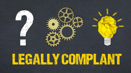 Obraz premium Legally Compliant 