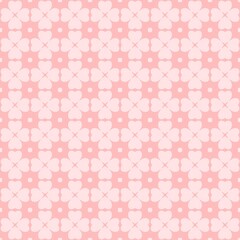 Seamless Pink Heart Pattern for Romantic and Valentine's Day Designs