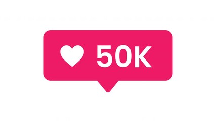 Modern soft heart bubble animation with smooth expansion on a clean bright interface presentation rendered in ProRes with alpha channel at 4K 60fps