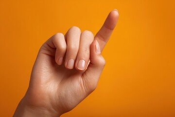 Hand Showing Hello Sign in Sign Language