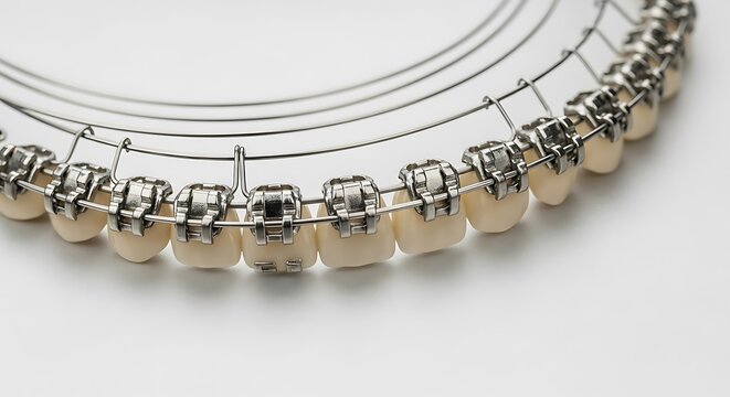 Orthodontic Braces: Dental Correction Detail
