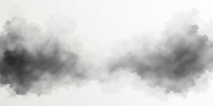 Abstract dark grunge background with black and white clouds in a stormy sky atmosphere