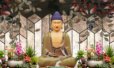 buddha statue in the garden