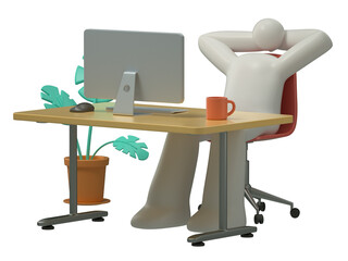 Workplace relaxation, office downtime, professional break