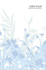 Spring poster layered template design universal