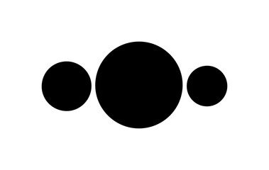 Modern circular abstract design, perfect for logos, icons and branding projects, simple shape with vector origins for easy scalability, adaptable for business