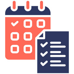 Fototapeta premium Task Plan Icon