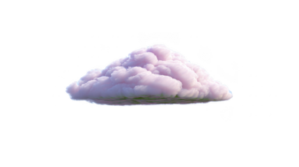Fluffy cloud soft pastel dreamy sky isolated white pink tranquil cumulus floating peaceful evokes calmness and imagination perfect for creative backgrounds