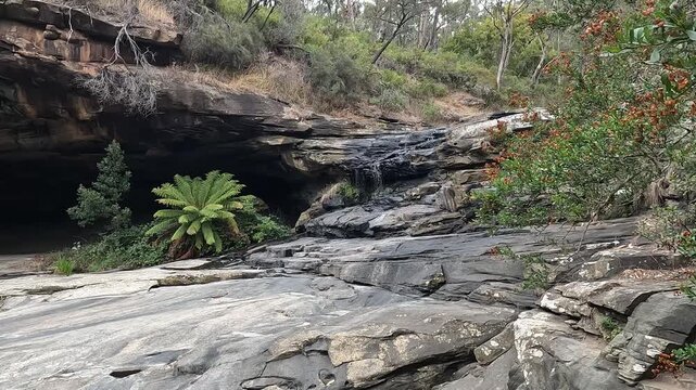 Sheoak Falls and Swallow Cave - Scenic Waterfall and Limestone Cave in Great Otway National Park, Victoria, Australia