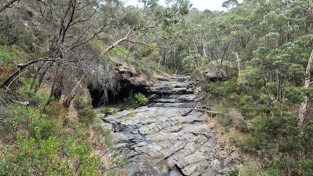 Sheoak Falls and Swallow Cave - Scenic Waterfall and Limestone Cave in Great Otway National Park, Victoria, Australia