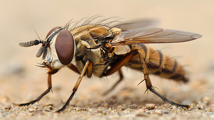 close up of a fly