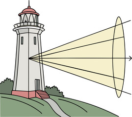 lighthouse on the island