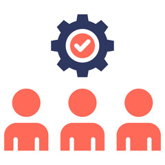 Obraz premium Teamwork Icon