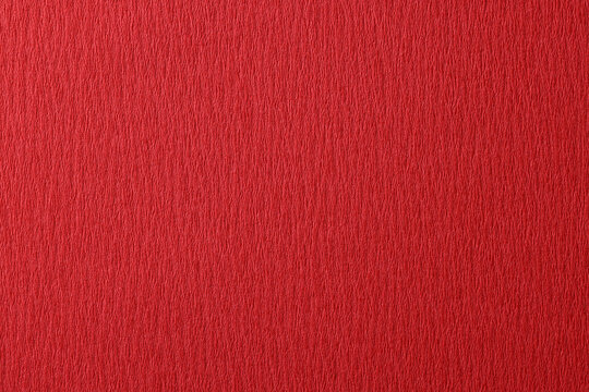 鮮やかな赤色の和紙の背景素材　Traditional Japanese Red Paper Texture (Seamless, Plain, Simple)